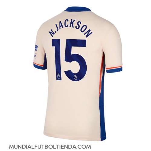 Camiseta Chelsea Nicolas Jackson #15 Segunda Equipación Replica 2024-25 mangas cortas